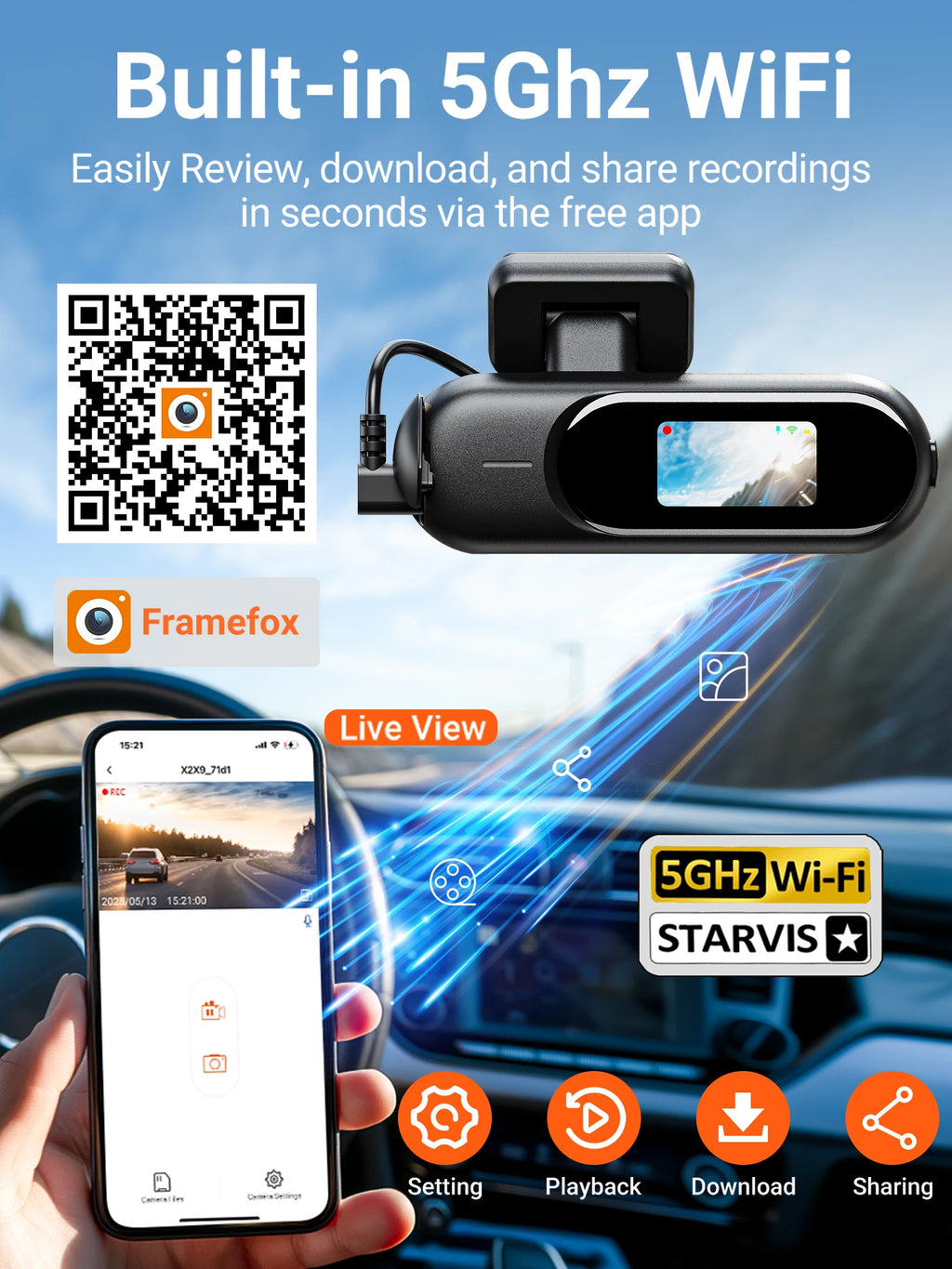 TechHaven DrivePro Dash Cam — 4K with Night Vision
