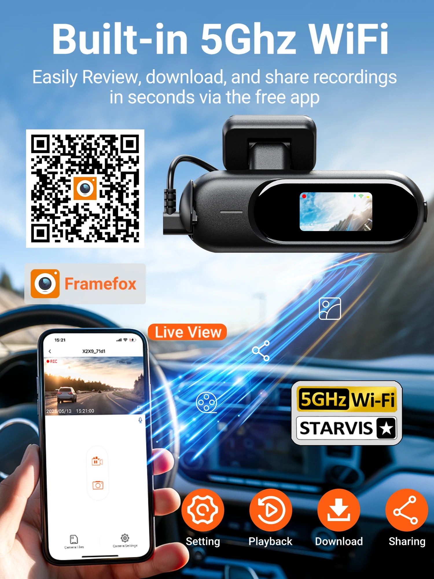 TechHaven DrivePro Dash Cam — 4K with Night Vision