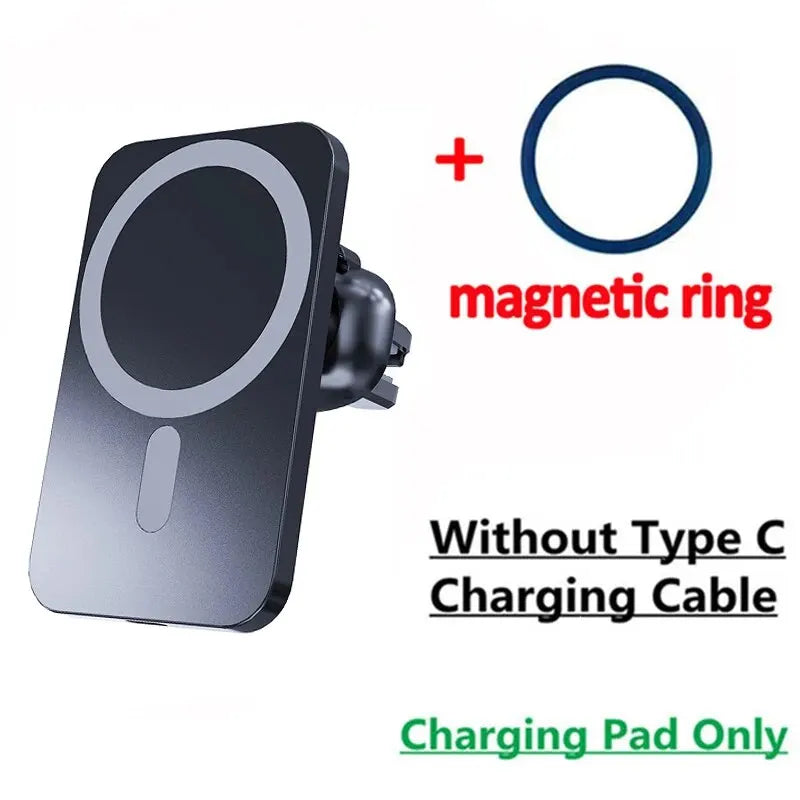 TechHaven ChargeMount — Magnetic Wireless Car Charger & Phone Holder
