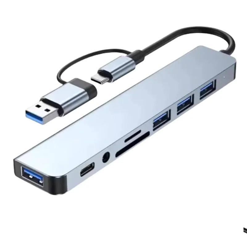 TechHaven HubPro 8-in-1 USB-C Hub — Fast Charging & Data Transfer