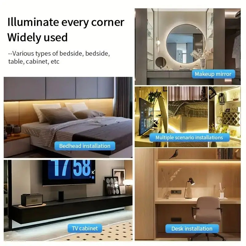 TechHaven GlowStrip LED — USB Touch Dimmer & Room Backlight