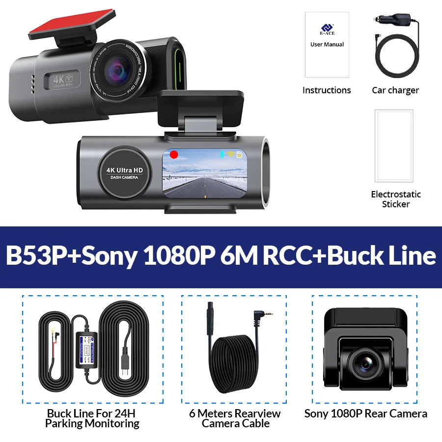 TechHaven DrivePro+ Dash Cam — 4K, Built-in GPS & Night Vision