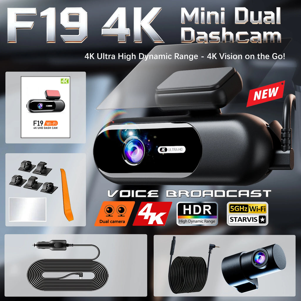 TechHaven DrivePro Dash Cam — 4K with Night Vision