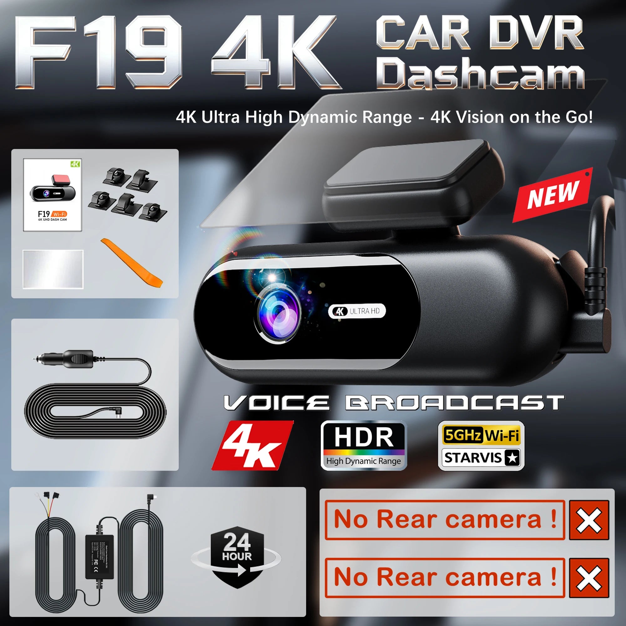 TechHaven DrivePro Dash Cam — 4K with Night Vision