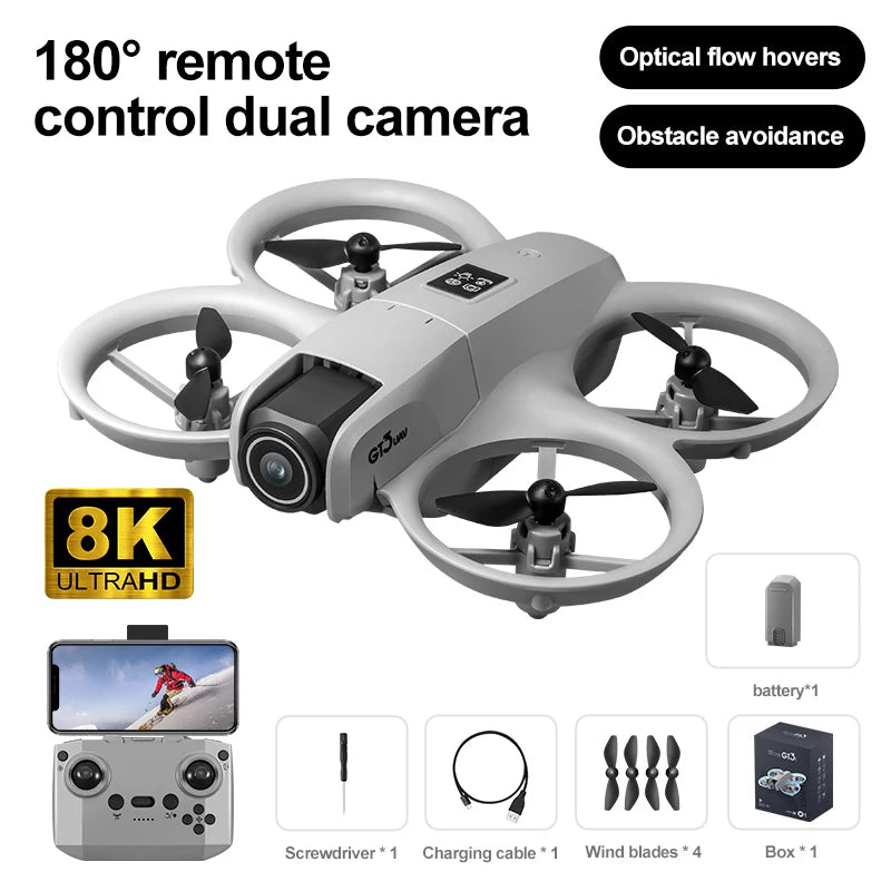 TechHaven Pro Drone — 8K Dual Camera & Obstacle Avoidance