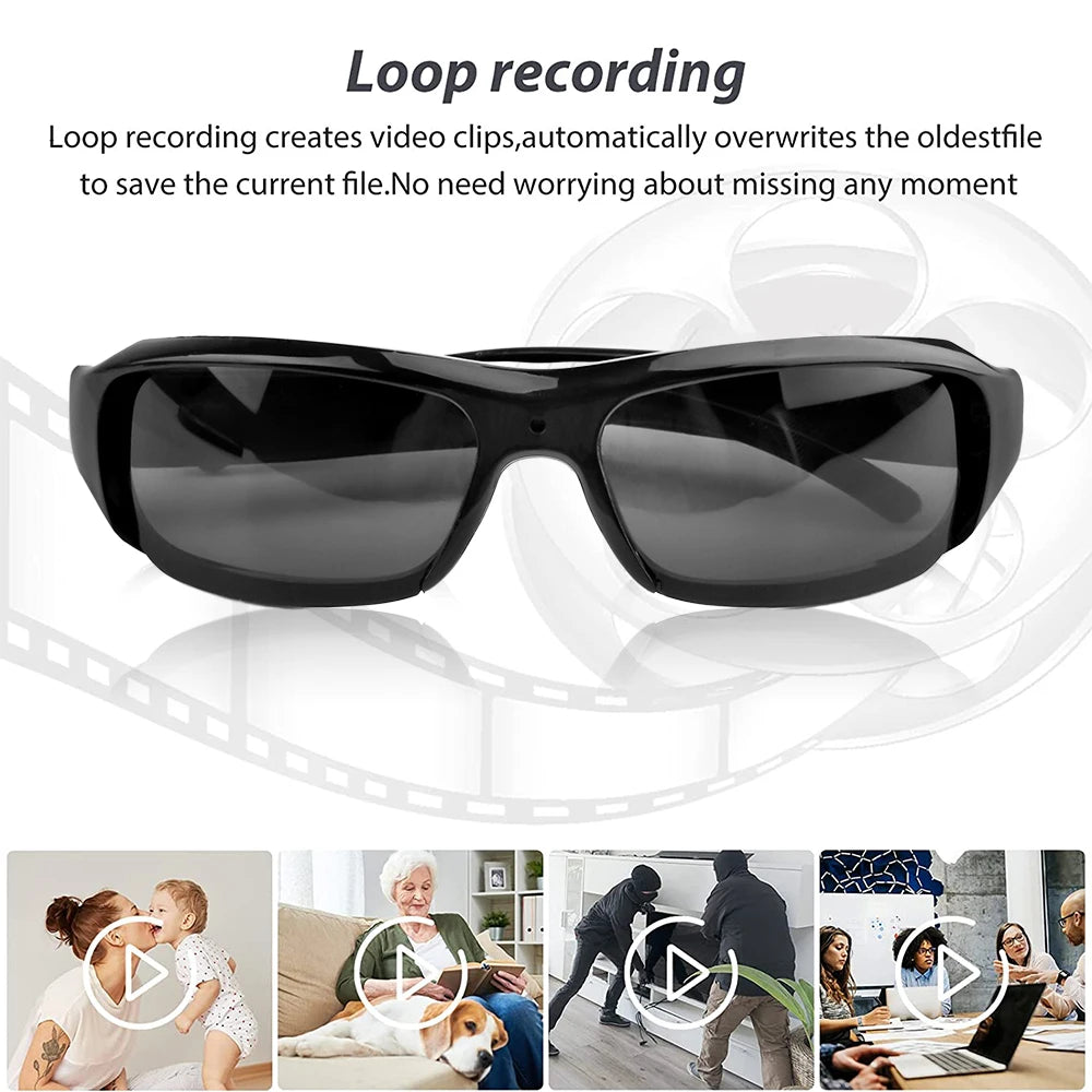 TechHaven CamGlasses — 1080P Wearable Camera & Outdoor Sports