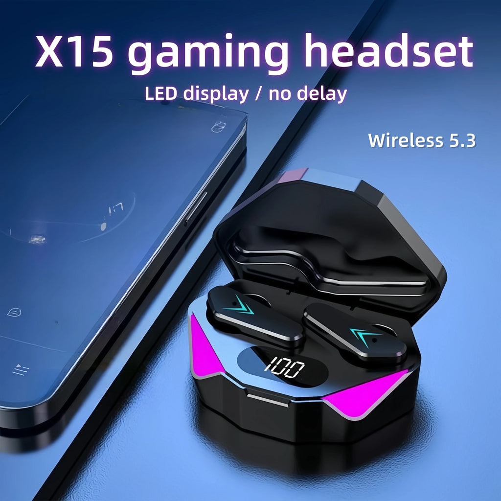 TechHaven SoundGear — Wireless Gaming Earbuds, LED Display & Mic