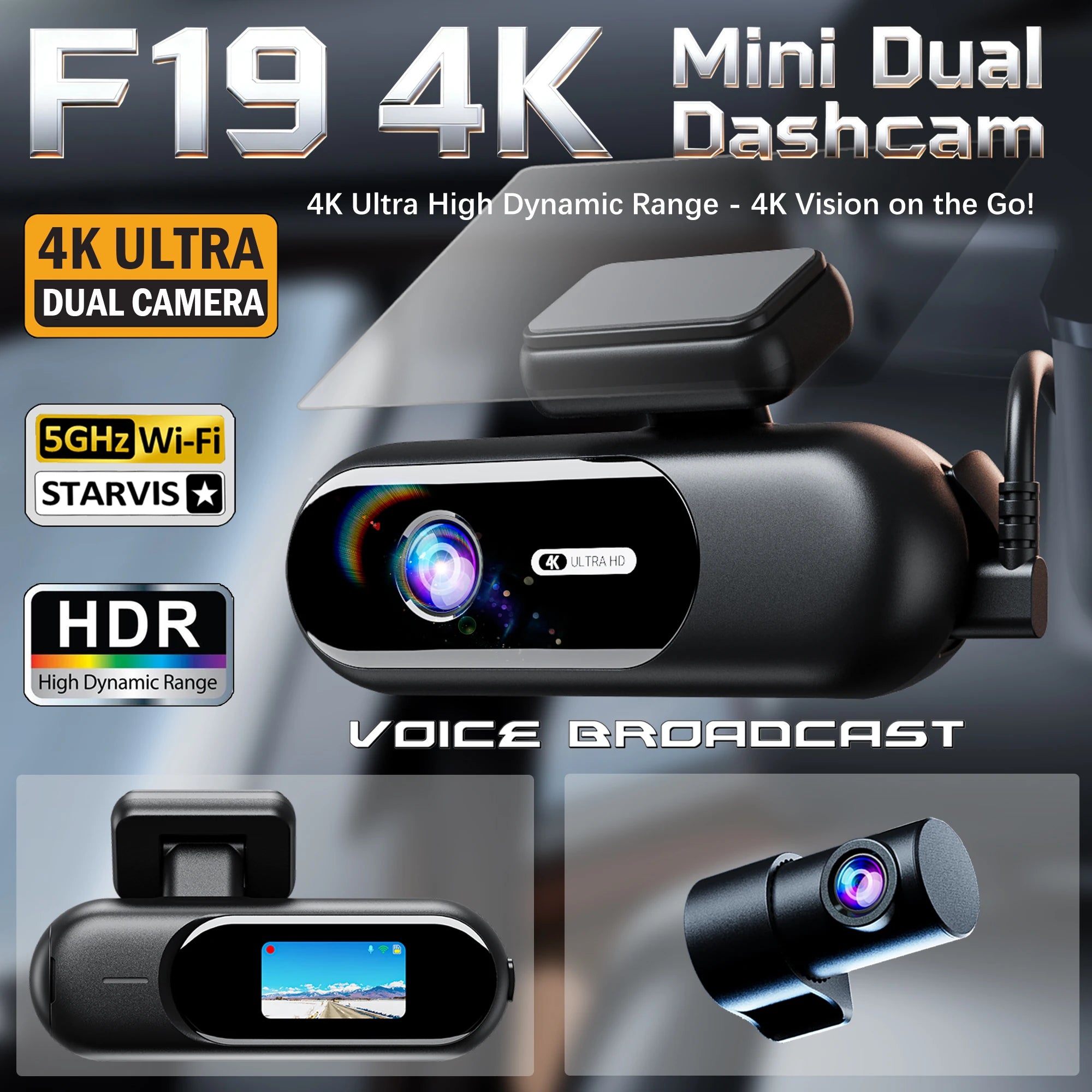 TechHaven DrivePro Dash Cam — 4K with Night Vision