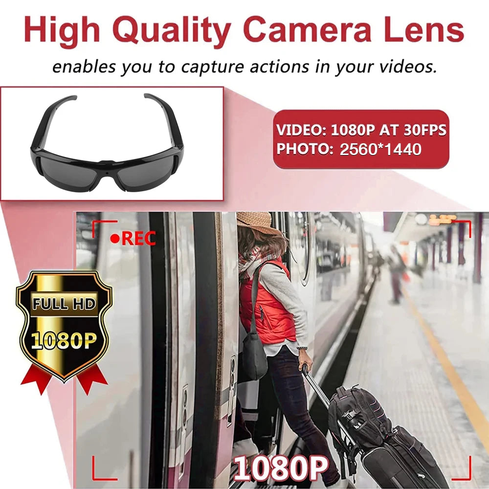 TechHaven CamGlasses — 1080P Wearable Camera & Outdoor Sports