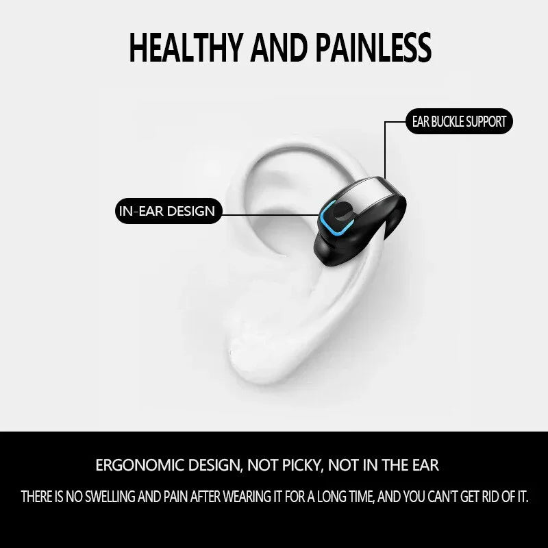 TechHaven SoundClip — Wireless Bone Conduction Headphones & Open Ear Sport