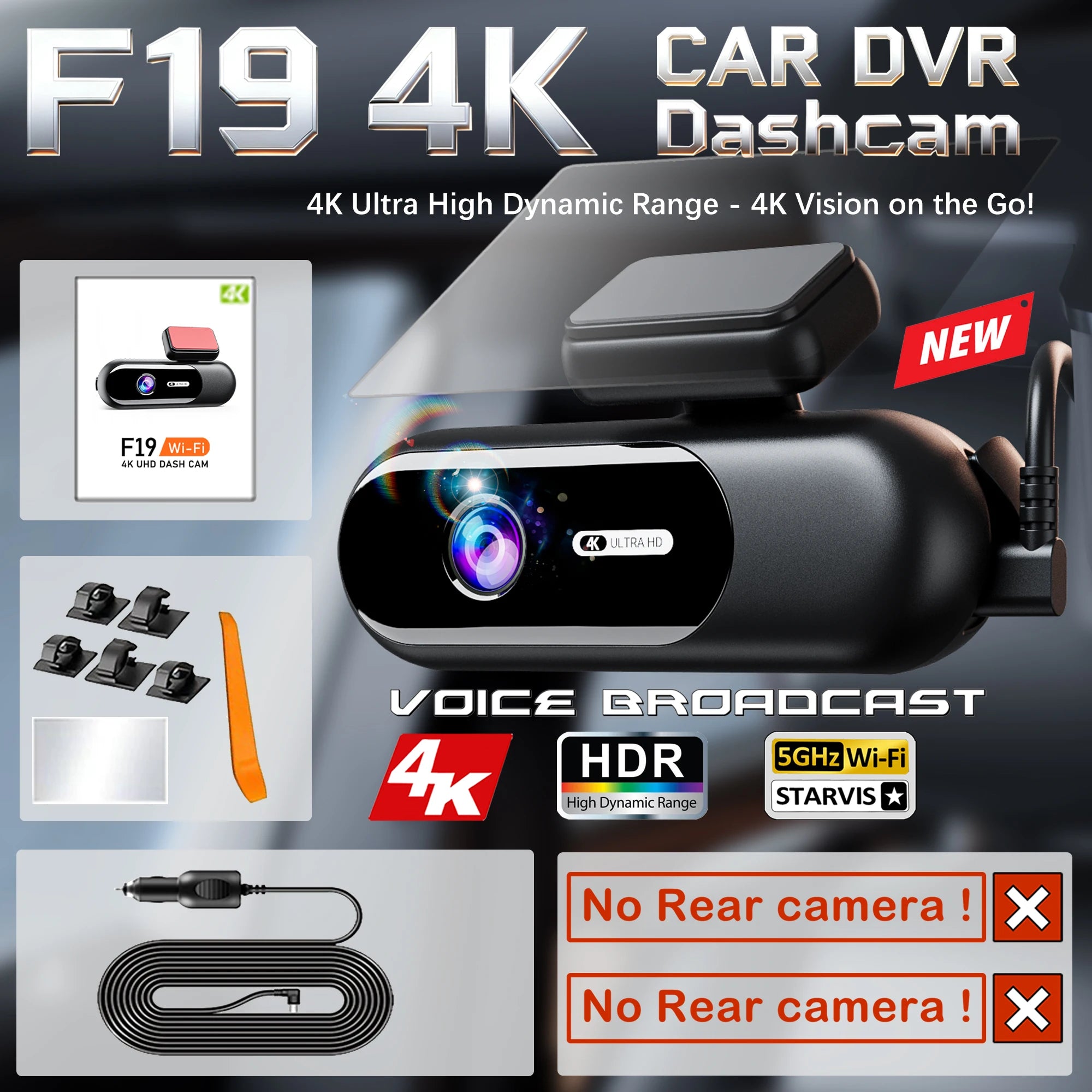 TechHaven DrivePro Dash Cam — 4K with Night Vision