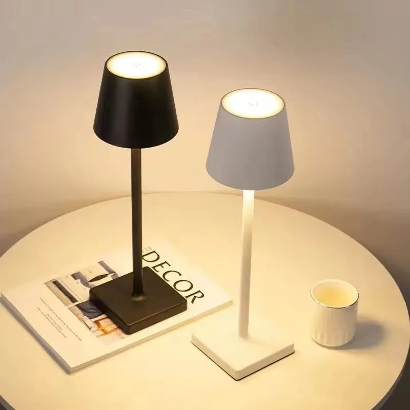 TechHaven GlowAura Lamp — Rechargeable, Touch Control & Ambient Light