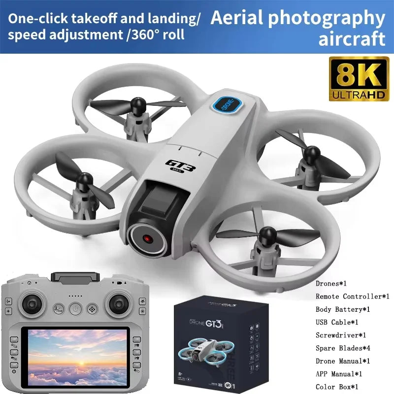TechHaven SkyMax Drone — 8K HD Camera, 360° Flips & Easy Control