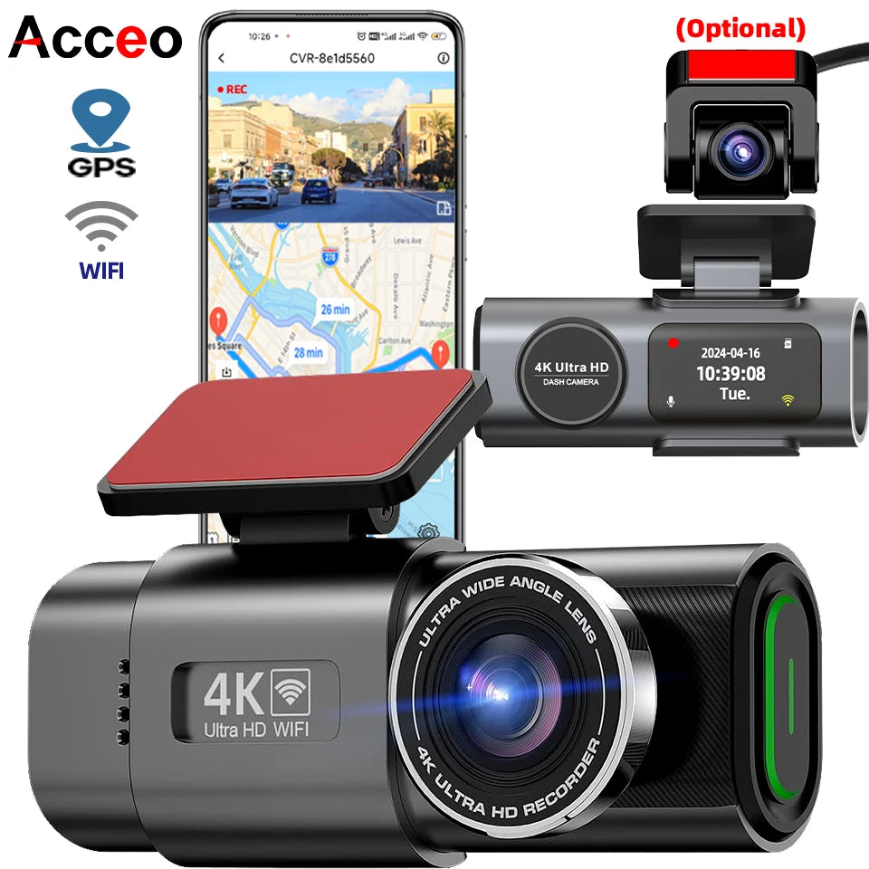 TechHaven DrivePro+ Dash Cam — 4K, Built-in GPS & Night Vision